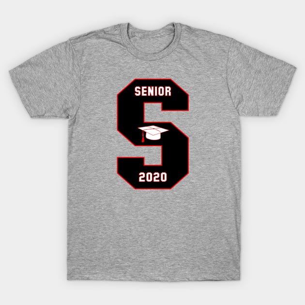 Senior Class 2020 Apparel For High School College T-Shirt by SpaceManSpaceLand